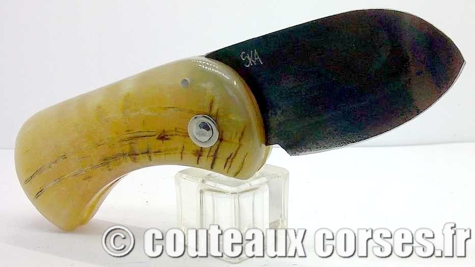 Corsican Bulldog aciercarbone et corne de bélier SKA 10-10 couteau-corse-corsican-bulldog-carbone-ska-NTGFD335-10