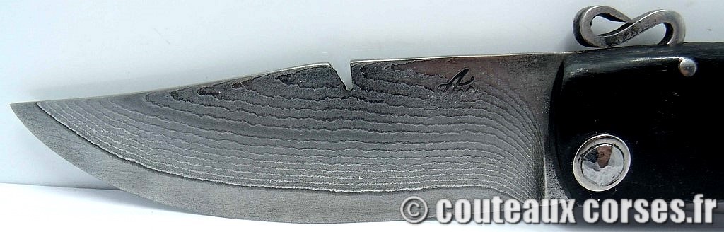 couteau corse artisanal piémontais corne bélier et acier carbone Couteau-corse-agostini-MRTP067-6