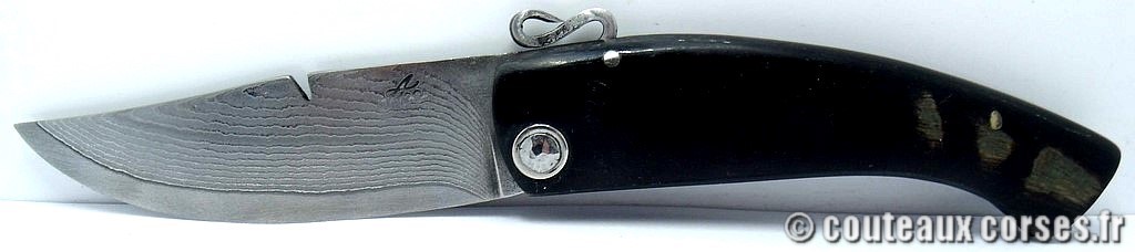 couteau corse artisanal piémontais corne bélier et acier carbone Couteau-corse-agostini-MRTP067-5