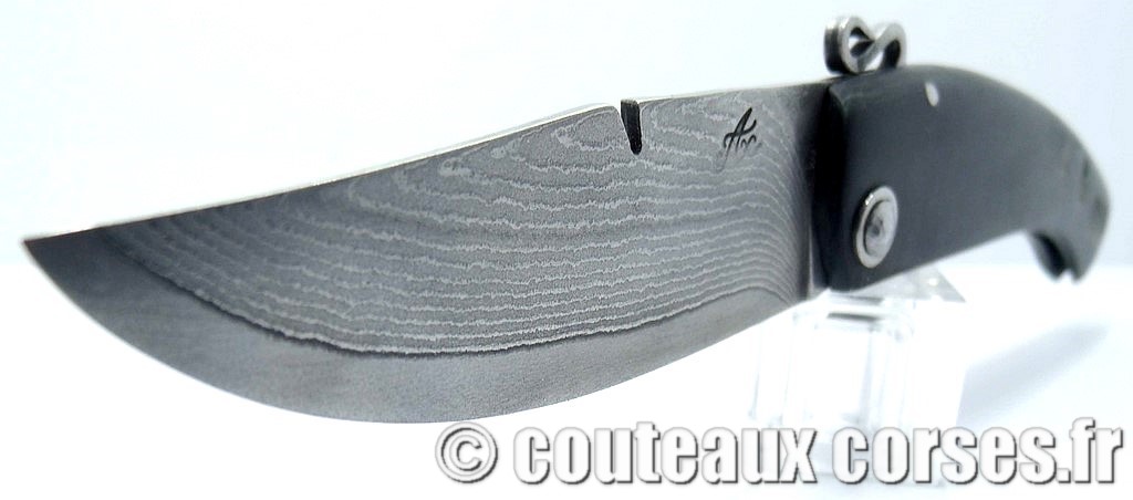 couteau corse artisanal piémontais corne bélier et acier carbone Couteau-corse-agostini-MRTP067-1