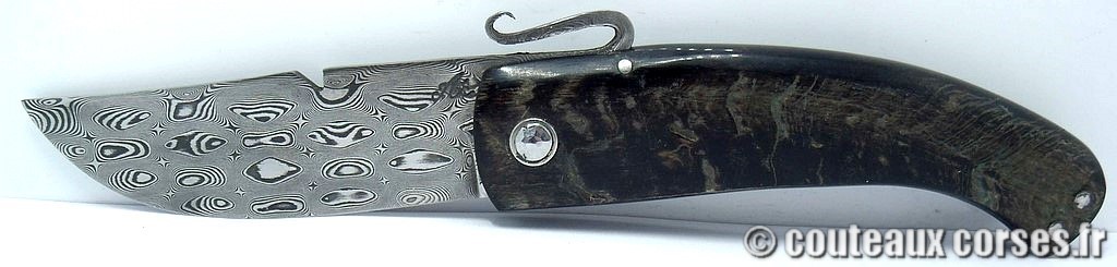 couteau corse artisanal piémontais corne bélier et acier carbone Couteau-corse-agostini-pmc-MLPRT834-5