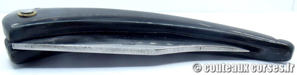 Couteau artisanal corse, A Vellutini cc557 Curnicciolu lame acier inox trempe douce 3.0 mm manche bouc-HGFDPM852-3