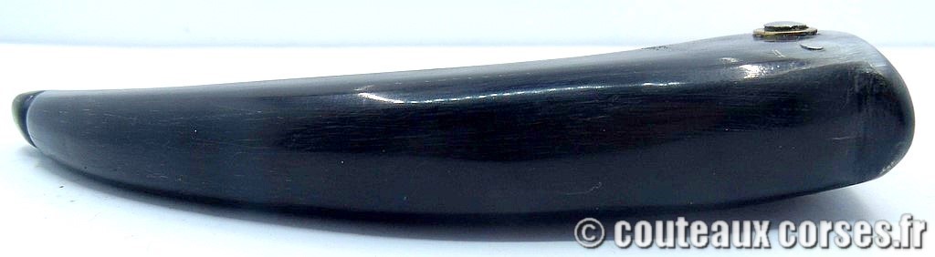 Couteau artisanal corse, A Vellutini cc557 Curnicciolu lame acier inox trempe douce 3.0 mm manche bouc-HGFDPM852-3