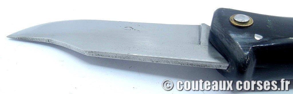 Couteau artisanal corse, A Vellutini 6 19cc Curnicciolu lame acier inox trempe douce 3.0 mm manche bouc-HGFDPM852-8