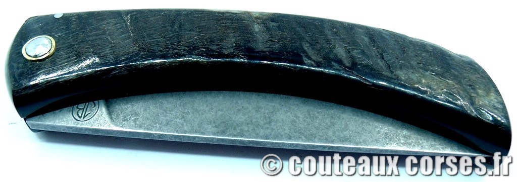 Curnicciolu corne de brebis et acier carbone xc75 112 couteaux-corses-bragoni-curnicciolu-LVFDR803-1