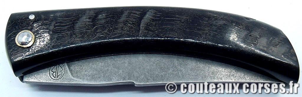 Curnicciolu corne de brebis et acier carbone xc75 112 couteaux-corses-bragoni-curnicciolu-_PLBG741- 1