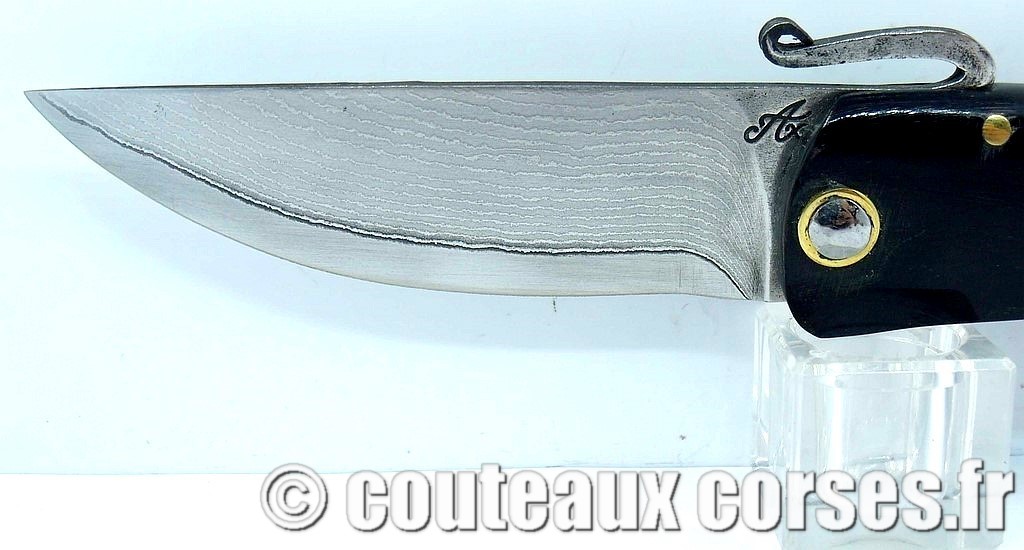 couteau corse artisanal piémontais corne bélier et acier carbone Couteau-corse-agostini-KFDO854-6