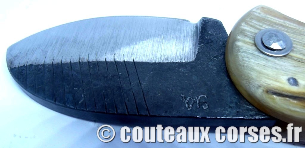 Corsican Bulldog acier carbone et corne de bélier SKA 1 couteau-corse-corsican-bulldog-carbone-ska-9665RFDS-18