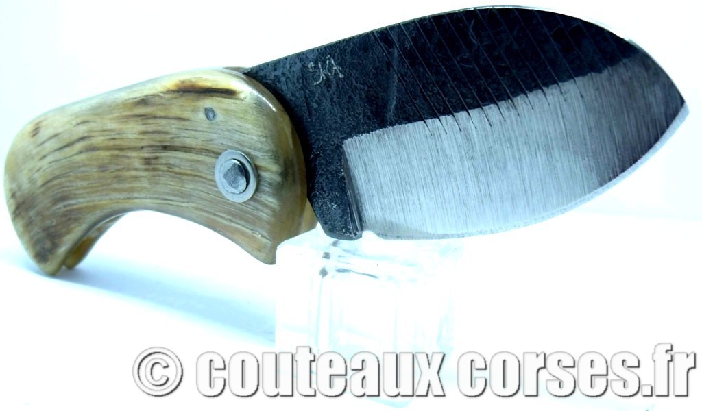 Corsican Bulldog aciercarbone et corne de bélier SKA 10-10 couteau-corse-corsican-bulldog-carbone-ska-9665RFDS-110