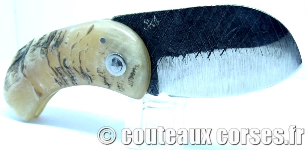 Corsican Bulldog aciercarbone et corne de bélier SKA 10-10 couteau-corse-corsican-bulldog-carbone-ska-3387FDD110