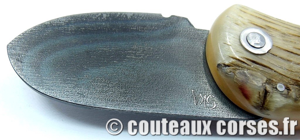 Corsican Bulldog acier carbone et corne de bélier SKA 1 couteau-corse-corsican-bulldog-carbone-ska-FXCR973-8