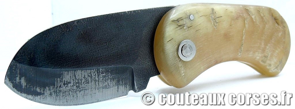 Corsican Bulldog acier carbone et corne de bélier SKA 1 couteau-corse-corsican-bulldog-carbone-ska-FXCR973-1