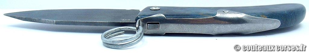 Couteau artisanal corse, A Vellutini 6 19cc couteau-corse-cran-d-arret-anneau-ska-LDEN741-corne-1-5