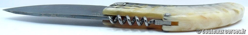 Curnicciolu tire bouchon king size acier carbone et corne de bélier-7