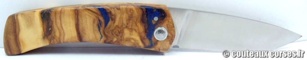 Couteau corse A Trombella lame carbone manche bois couteaux-corses-Trombella-cultella-corsa-BNDSX845- 6