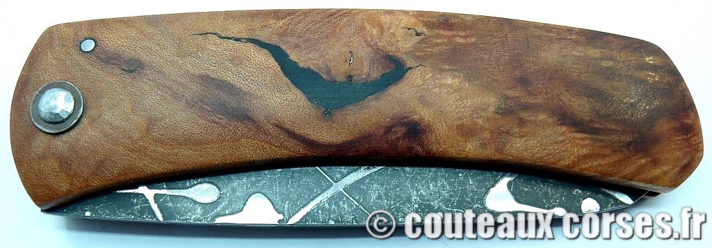 Cultella corsa Trombella acier carbone xc75 et bois corses couteaux-corses-Trombella-cultella-corsa-XWSPMK657- 1