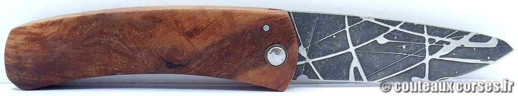 Couteau corse A Trombella lame carbone manche bois couteaux-corses-Trombella-cultella-corsa-XWSPMK657- 6