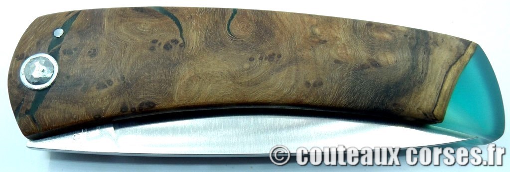 Cultella corsa Trombella acier carbone xc75 et bois corses couteaux-corses-Trombella-cultella-corsa-OEDVIR700- 1