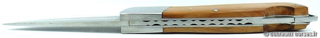 Quatratu mitre acier 14C28 et manche bi-bois-WIEK547-5-5-8