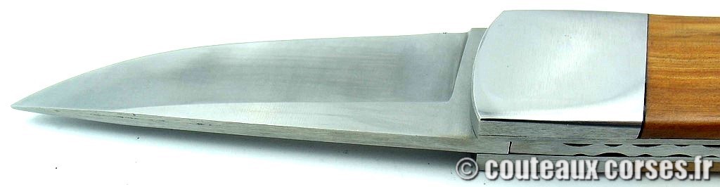 Quatratu mitre acier 14C28 et manche bi-bois-WIEK547-5-5-4