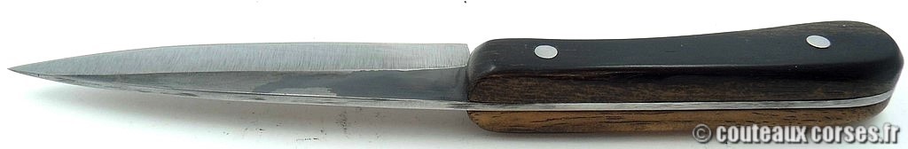 Couteau d'office acier carbone et ébène bicolore_1