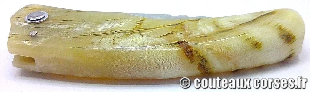 couteaux corses mache corne de beliers et lame acier 14c28 FDGSE333 couteaux-corses-Trombella-cultella-corsa-FDGSE333- 3