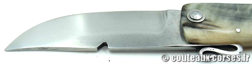 couteau corse artisanal piémontais corne bélier et acier carbone couteaux-corses-piémontais-damas-agostini-AX-PGFDE456-1-2-6