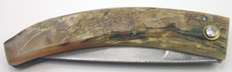 Côté droit du Curnichjiolu Padovani fermé avec manche en corne de bélier couteau-corse-padovani-corne-belier-xc75-ferme-droit.webp