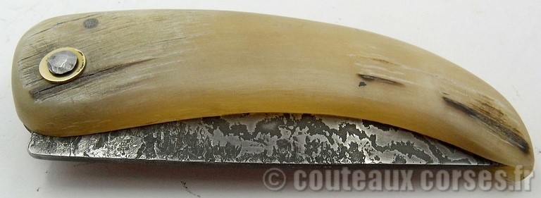 couteau-corse-artisanal-damas-et-bois-d-amarante couteau-corse-padovani-damas-3-corne-de-belier-1