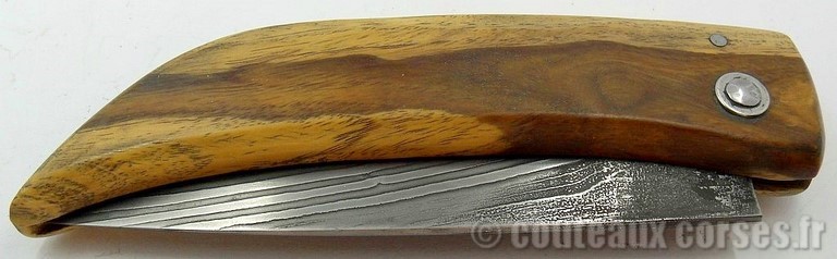 couteau corse Manu Padovani damas et gaiac couteau-corse-artisanal-damas-bois-de bois de gaiac-padovani-1-2