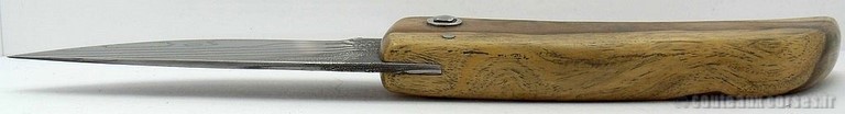 Couteau Corse artisanal bois gaiac et damas couteau-corse-artisanal-damas-bois-de bois de gaiac-padovani-1-4