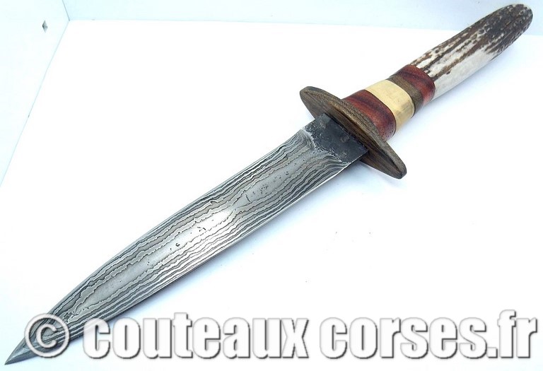 couteau corse curnicciolu damas et corne de belier curnicciolu-damas-et-corne-de-belier-EDCV8943-padovani-15