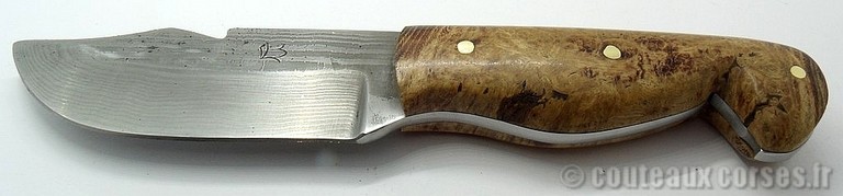 L'Anticu fixe skinner integral damas et loupe d'acacia étui kydex-1
