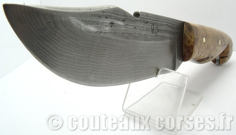 L'Anticu fixe skinner integral damas et loupe d'acacia étui kydex-4