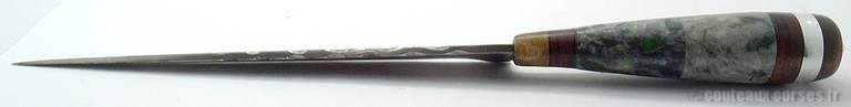 Stylet carbone et Verde d'Orezza, bruyère bague aluminium-7