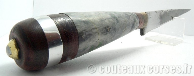 Stylet carbone et Verde d'Orezza, bruyère bague aluminium-10