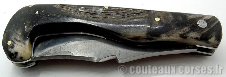 L'Anticu acier carbone et corne de bélier-110