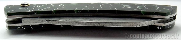 Couteau acier damas et composite inclusion-3