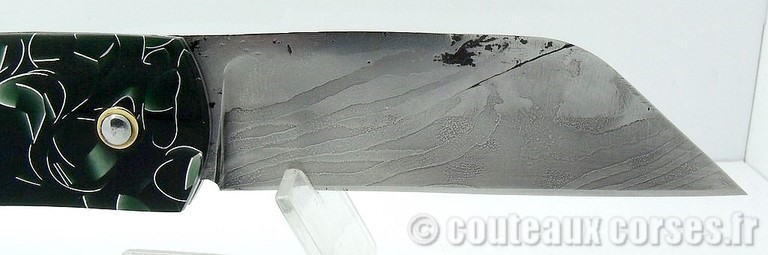 Couteau acier damas et composite inclusion_098