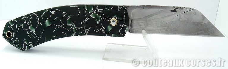 Couteau acier damas et composite inclusion_7654
