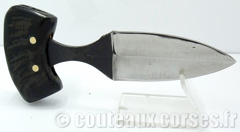 Push Dagger acier carnone et corne-1