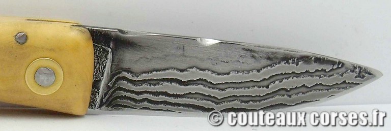 couteau-corse-artisanal-damas-bois-de bois de gaiac-padovani-1-8