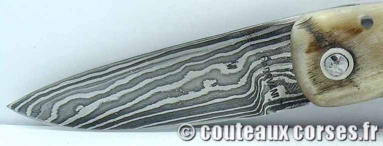 couteau corse curnicciolu damas et corne de belier curnicciolu-damas-et-corne-de-bouc-KLFD85-padovani-18