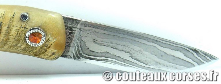 couteau corse curnicciolu damas et corne de belier curnicciolu-damas-et-corne-de-bouc-HGFR852-padovani-111