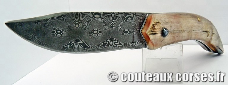 U Cirnese- 12  couteau corse de l'artisan coutelier L Bellini