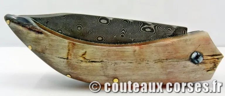 U Cirnese- 20 couteau corse de l'artisan coutelier L Bellini