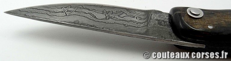 Couteau Corse artisanal bois amarante et damas couteau-corse-artisanal-damas-corne-bouc-padovani-1-9-3