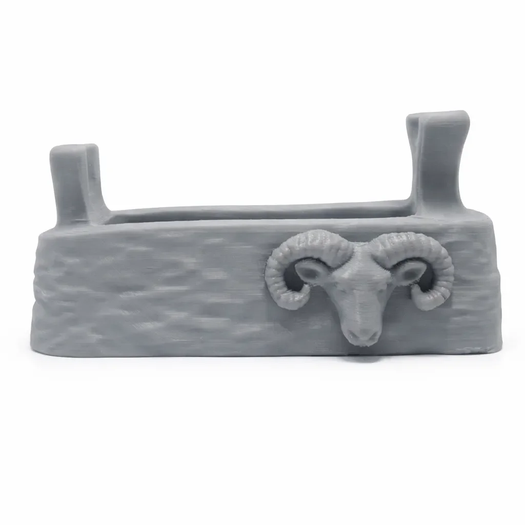 Porte-couteau corse tête de mouflon – 12 cm