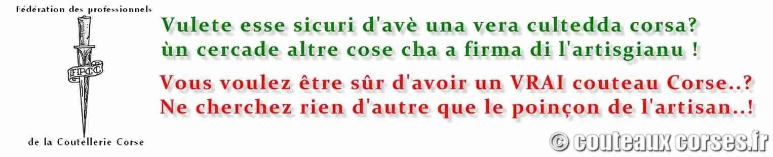 syndicat de couteliers corses label
